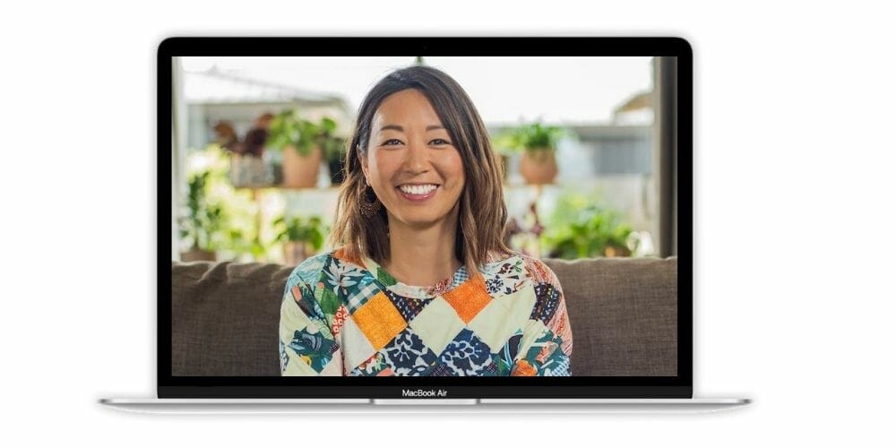jin ong portrait on macbook computer screen