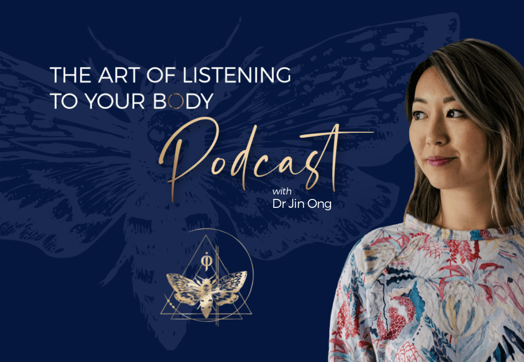 podcast the art of listening to your body hosted by dr jin ong cathartic and emotional release therapy