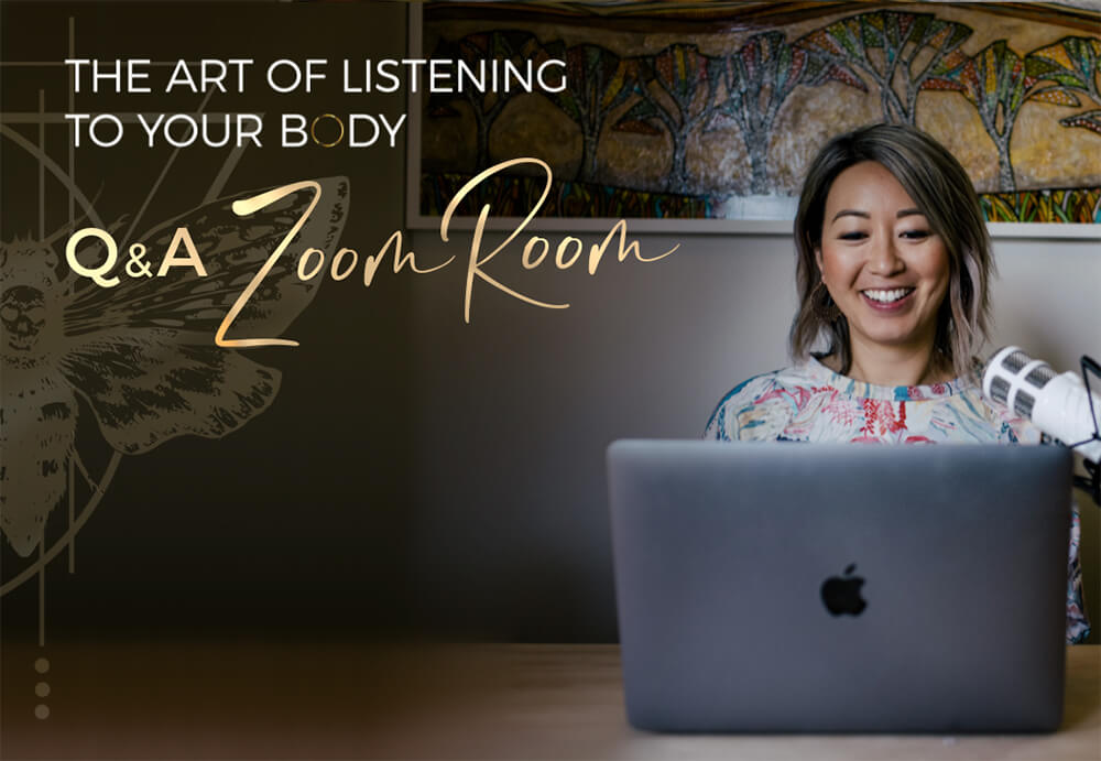 zoom room q&a pop up with dr jin ong